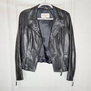 Italian Leather Biker Jacket